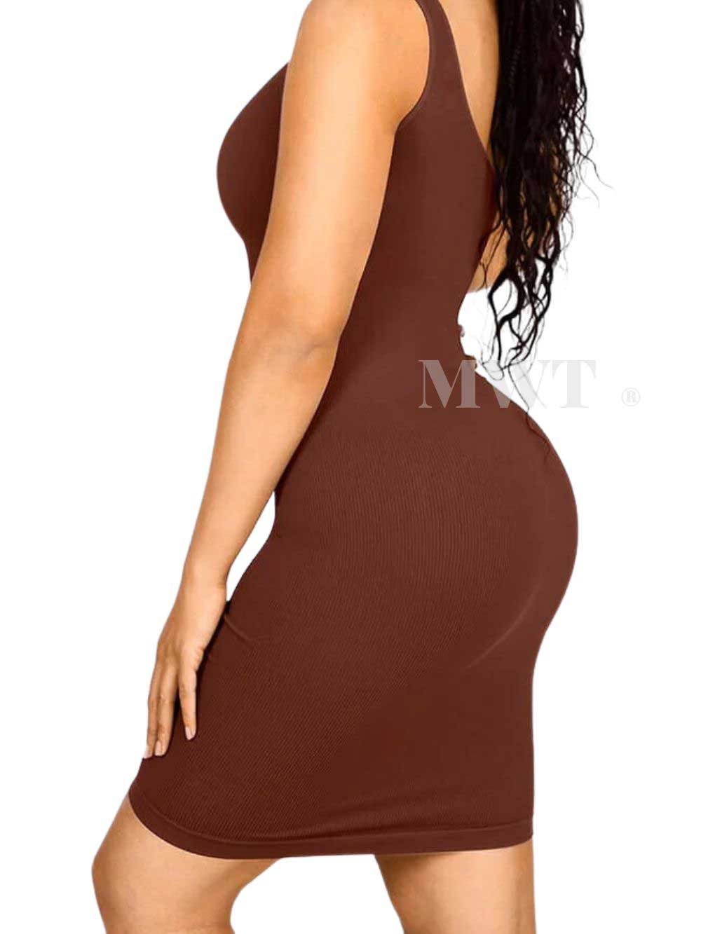 Robe asymétrique gainante mini - MWT® Gaine minceur
