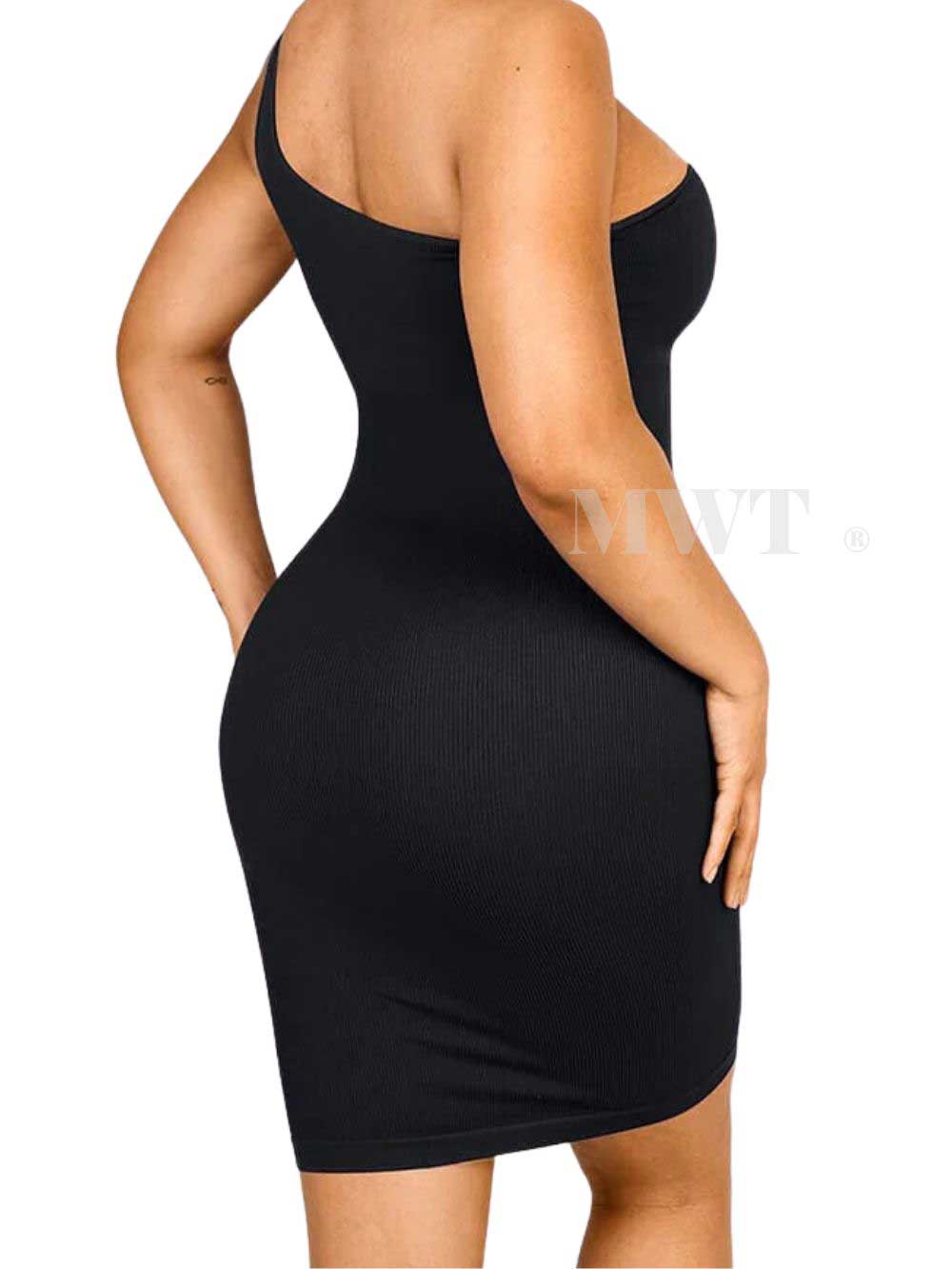 Robe asymétrique gainante mini - MWT® Gaine minceur