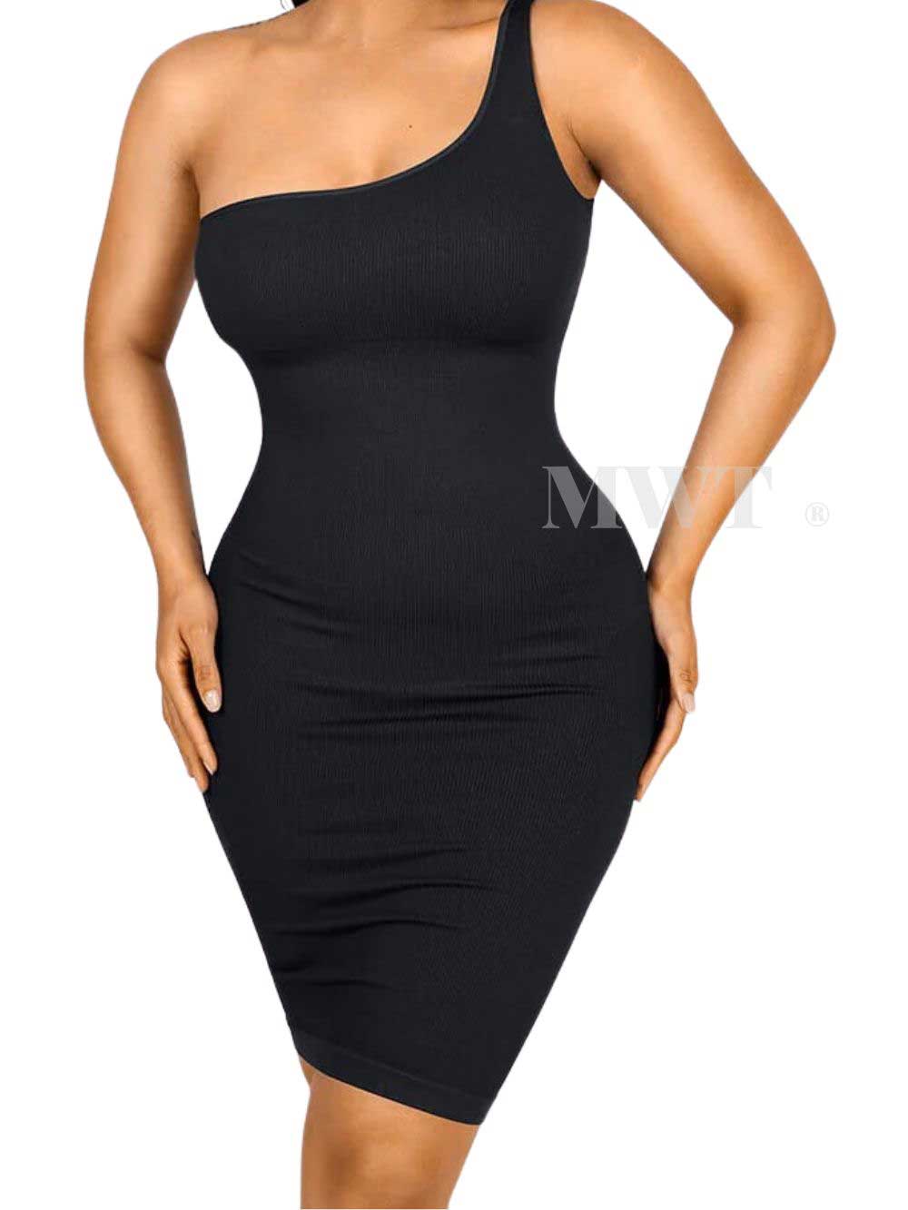 Robe asymétrique gainante mini - MWT® Gaine minceur