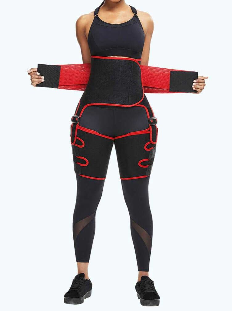 Gaine sport ventre cuisses remonte-fesses 3 en 1 - MWT® Gaine minceur