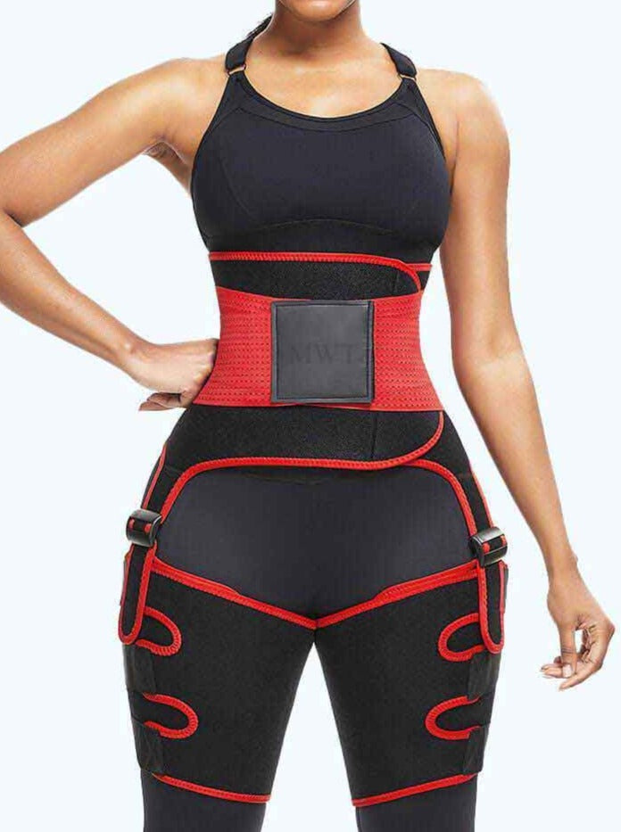 Gaine sport ventre cuisses remonte-fesses 3 en 1 - MWT® Gaine minceur