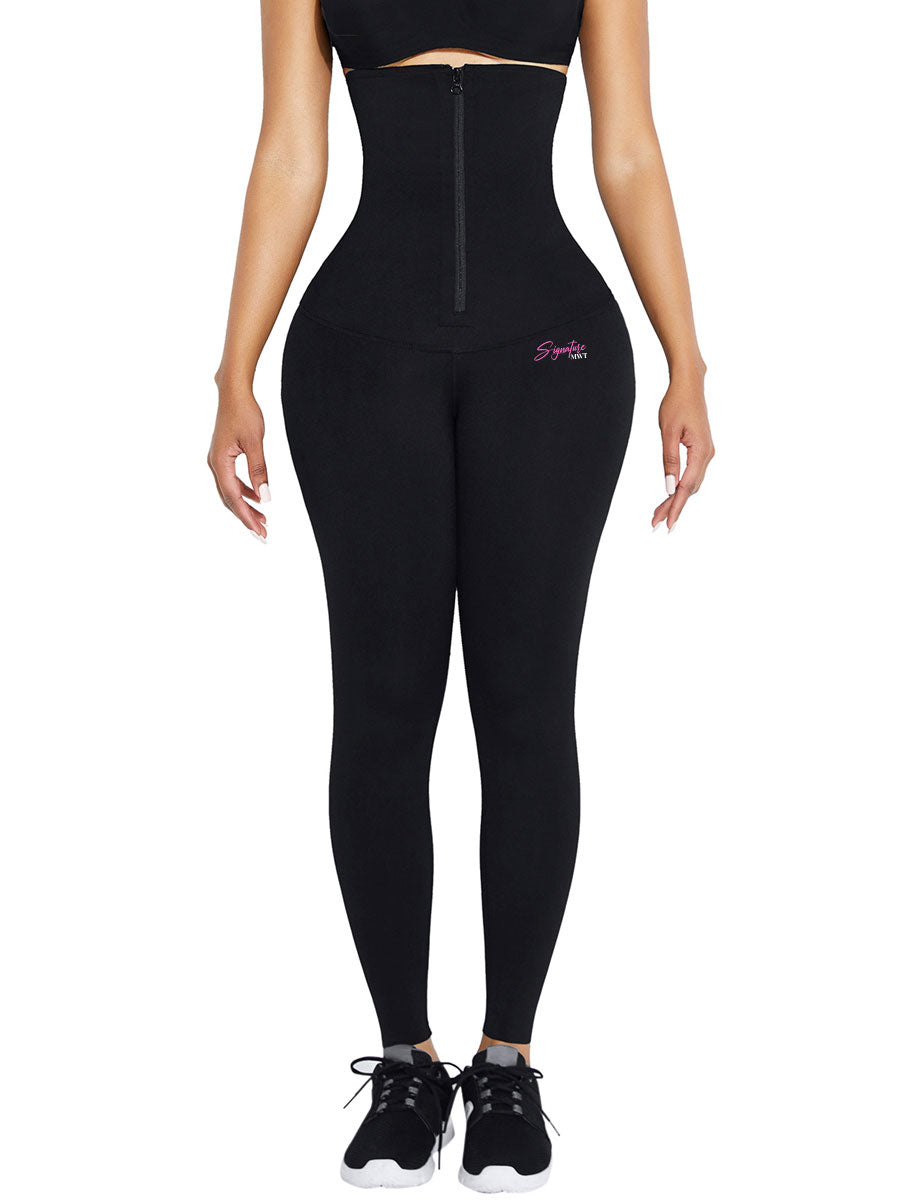Leggaine legging taille haute ventre plat zip - MWT® Gaine minceur
