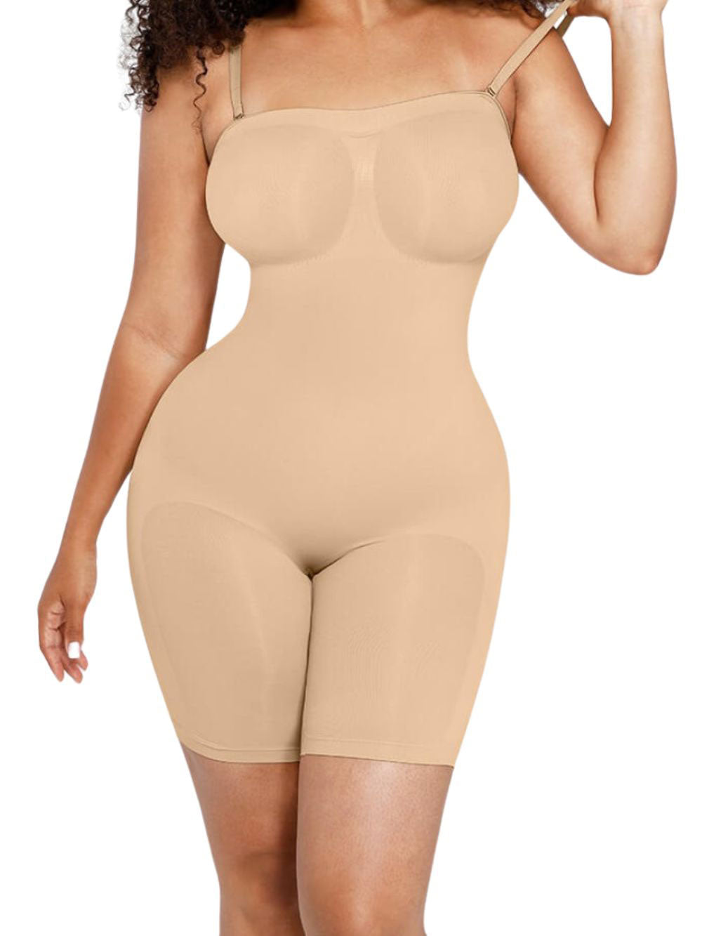 Shapewear bretelles amovibles beige